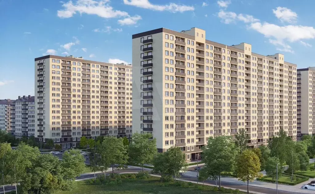 3-к. квартира, 65,1 м, 13/16 эт. - Фото 0