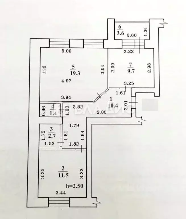 2-к кв. Башкортостан, Стерлитамак ул. Цементников, 8А (55.0 м) - Фото 1