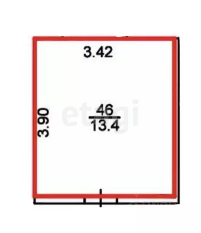 Комната Костромская область, Кострома ул. Димитрова, 18 (13.0 м) - Фото 1