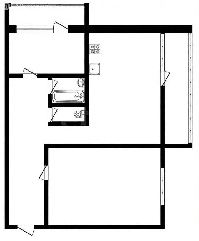 2-комнатная квартира: Ярославль, проспект Фрунзе, 47 (66.3 м) - Фото 1