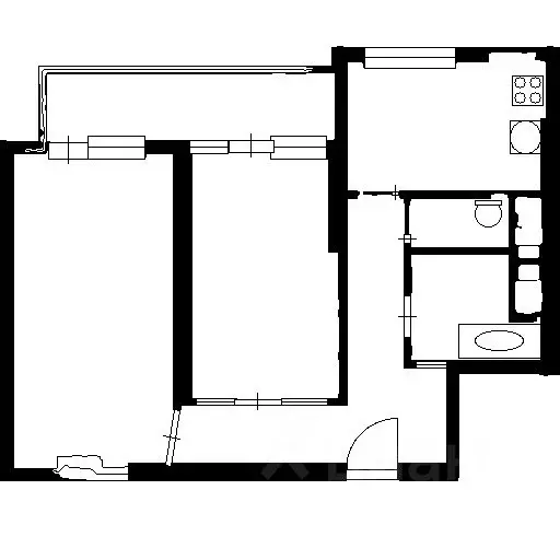 2-к кв. Севастополь ул. Парковая, 12 (65.5 м) - Фото 2