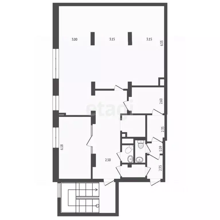 Помещение свободного назначения в Тюменская область, Тюмень ул. ... - Фото 2