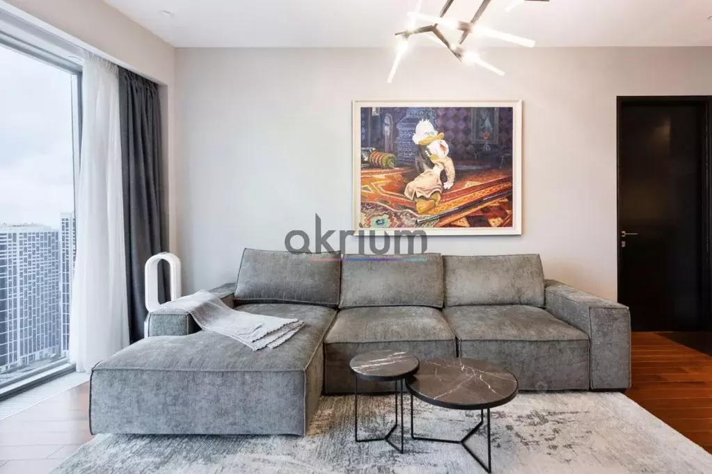 2-к кв. Москва 1-й Красногвардейский проезд, 21с2 (89.2 м) - Фото 1