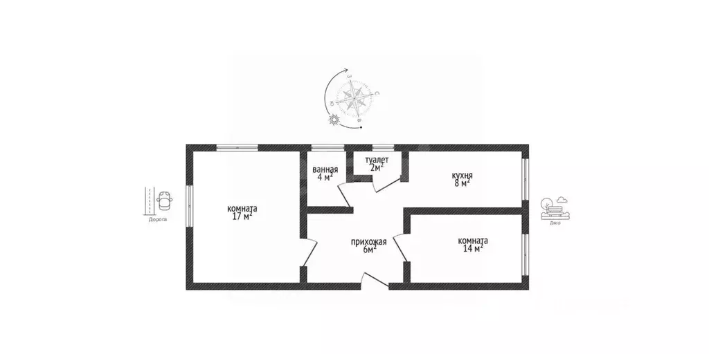 2-к кв. Адыгея, Майкоп Краснооктябрьская ул., 49 (51.4 м) - Фото 2