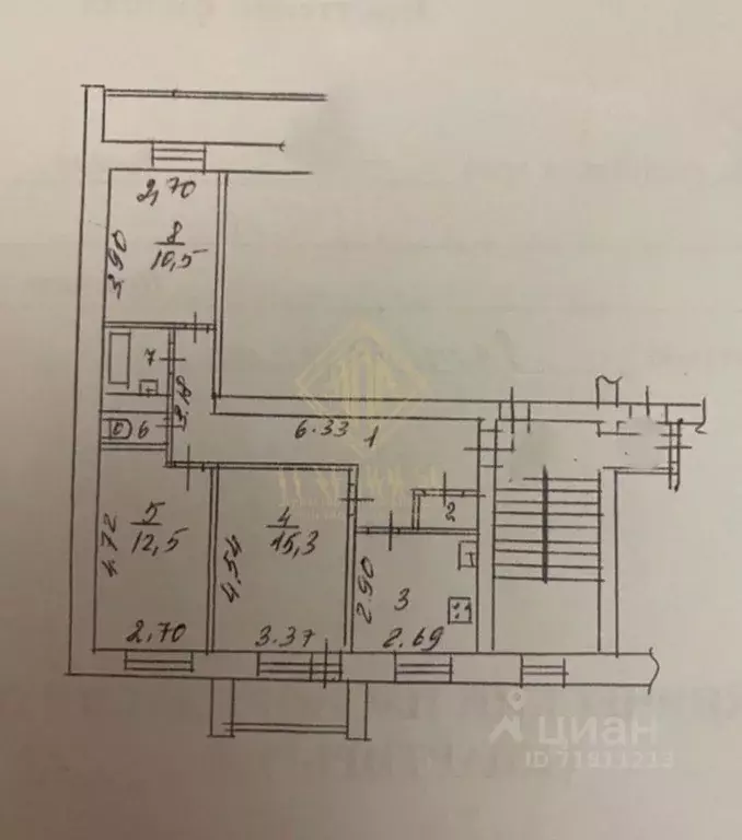 3-к кв. Иркутская область, Иркутск Ямская ул., 13 (66.0 м) - Фото 1