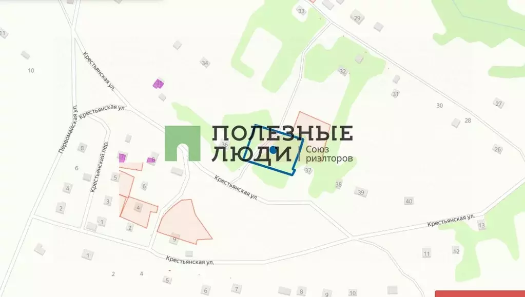 Участок в Орловская область, Краснозоренское с/пос, с. Орево  (32.0 ... - Фото 2