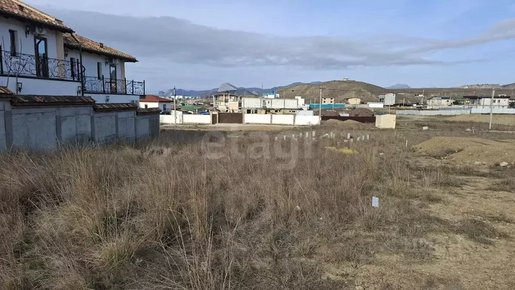 Участок в Крым, Судак муниципальный округ, с. Миндальное, Солнечная ... - Фото 1