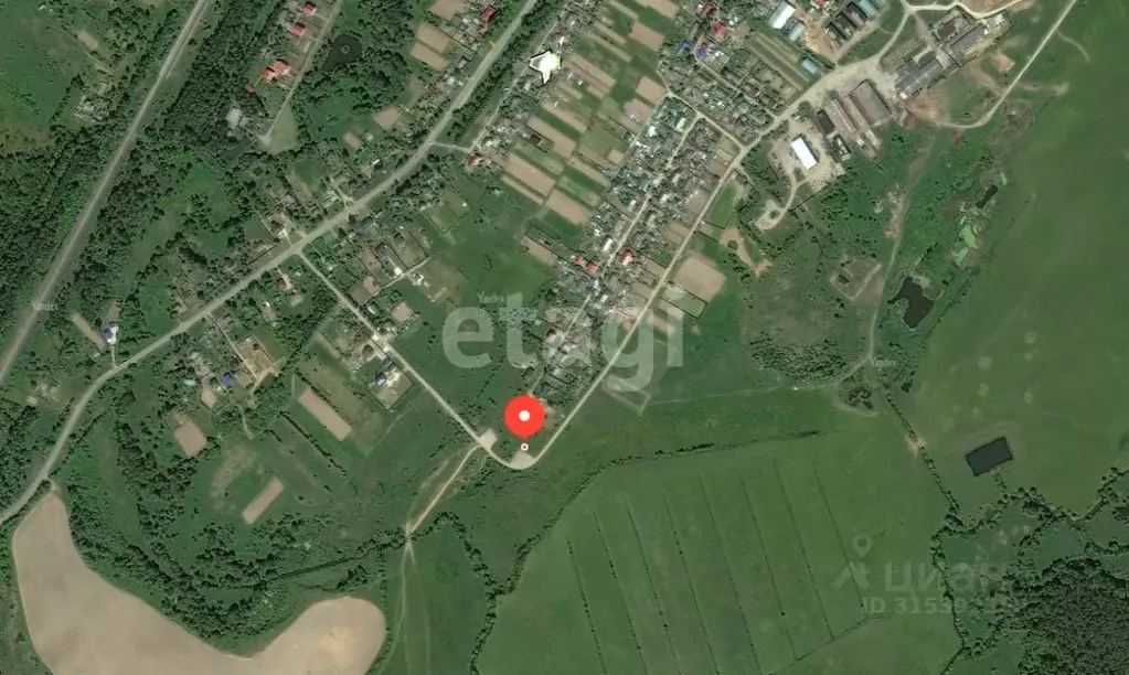 Участок в Калужская область, Малоярославецкий район, д. Воробьево  ... - Фото 0