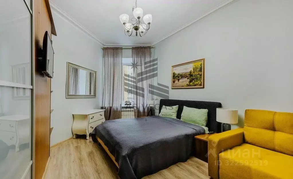 3-к кв. Санкт-Петербург ул. Рубинштейна, 25 (105.0 м) - Фото 1