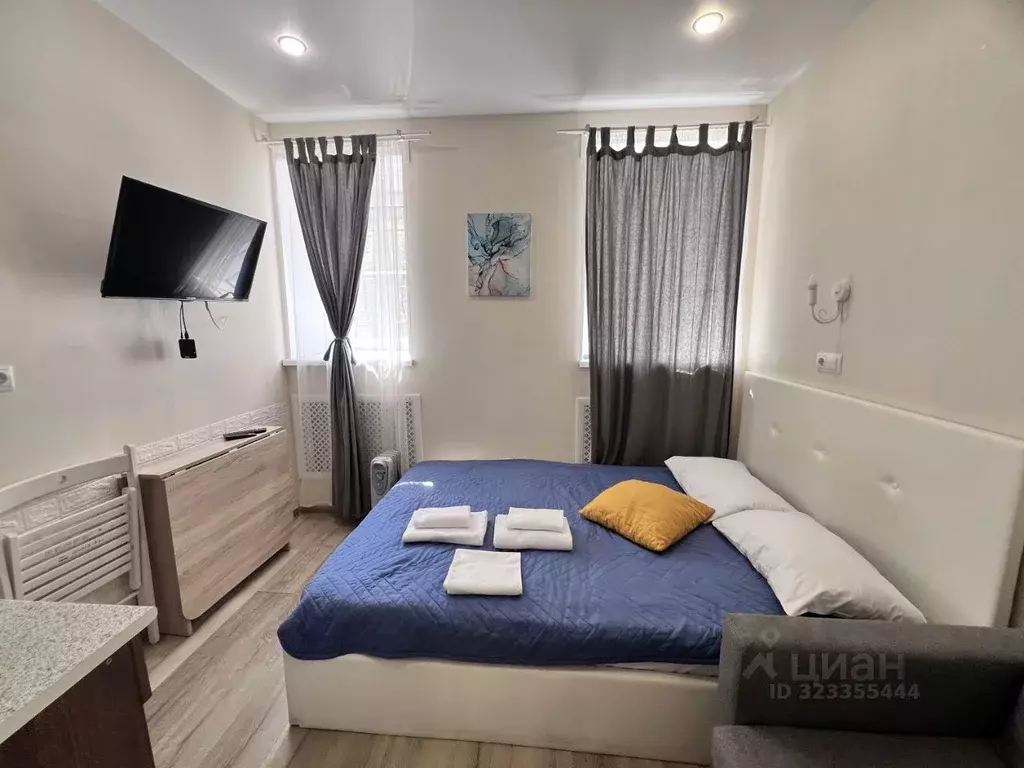 Студия Санкт-Петербург ул. Черняховского, 52 (14.7 м) - Фото 1