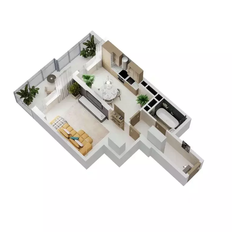 1-к кв. Краснодарский край, Новороссийск Золотой Берег жилой комплекс ... - Фото 2