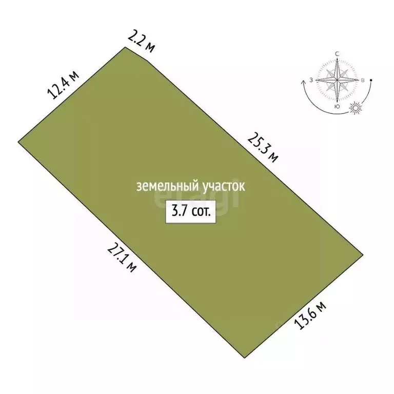 Участок в Башкортостан, Стерлитамакский район, Отрадовский сельсовет, ... - Фото 2