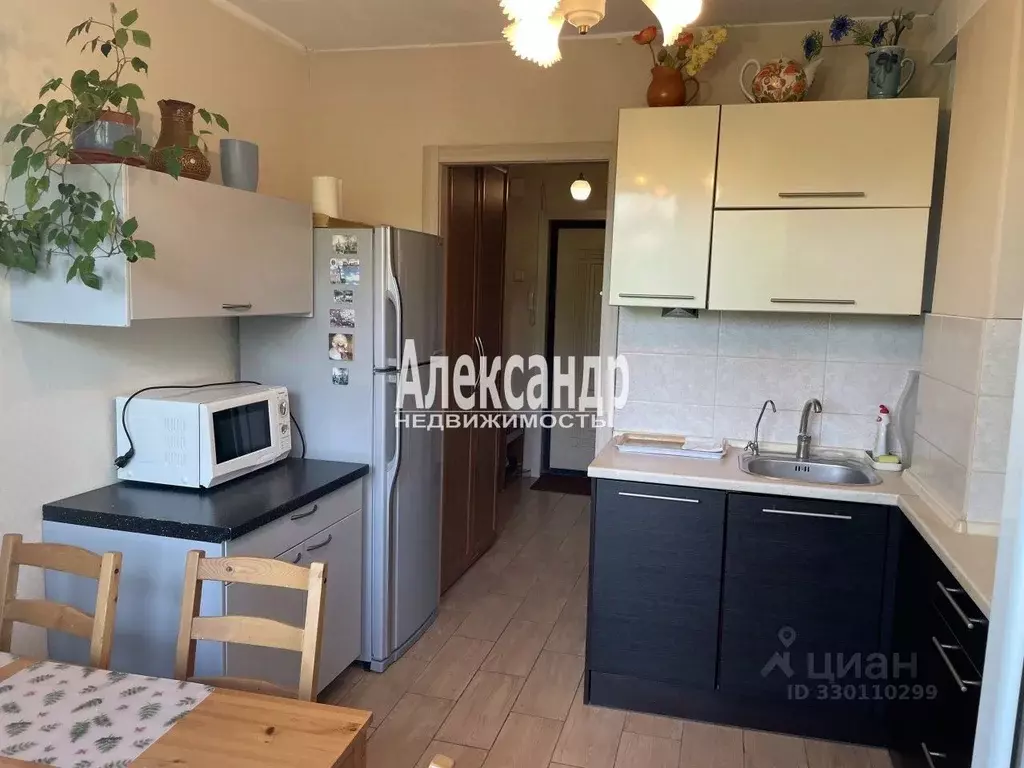 1-к кв. Санкт-Петербург ул. Латышских Стрелков, 5К2 (33.1 м) - Фото 2