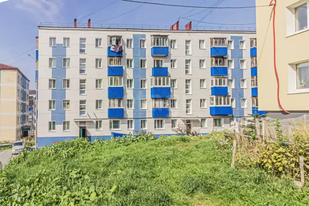 2-к кв. Сахалинская область, Холмск ул. Александра Матросова, 4А (42.4 ... - Фото 1