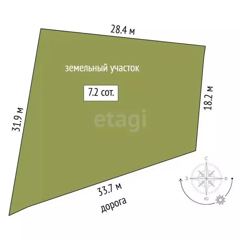 Участок в Тюменская область, Нижнетавдинский муниципальный округ, ... - Фото 2