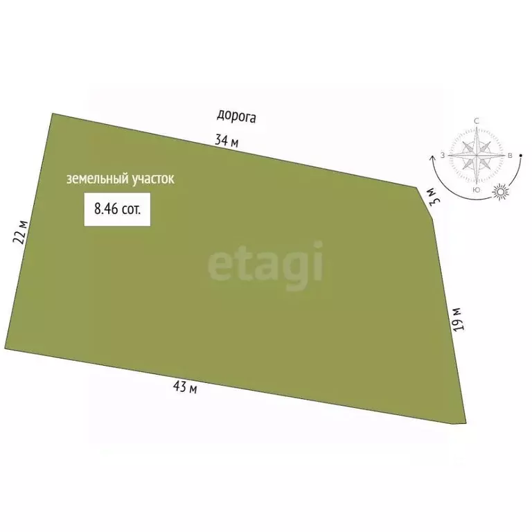 Участок в Кемеровская область, Кемерово пос. Комиссарово, ул. Зейская ... - Фото 2