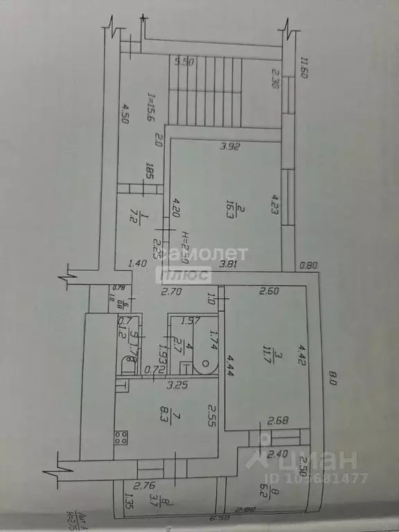 2-к кв. Краснодарский край, Анапа бул. Евскина, 3 (58.1 м) - Фото 1