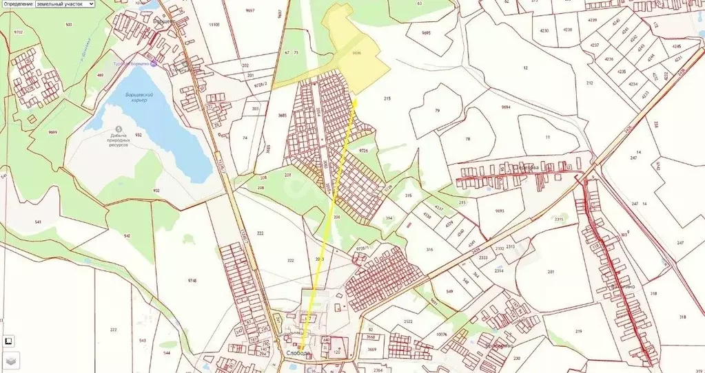 Участок в Московская область, Клин городской округ, с. Борщево 25 ... - Фото 0
