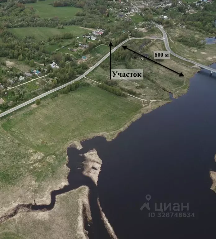 Участок в Ярославская область, Угличский муниципальный округ, д. ... - Фото 1