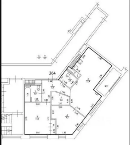 2-к кв. Санкт-Петербург Планерная ул., 97к1 (57.8 м) - Фото 2