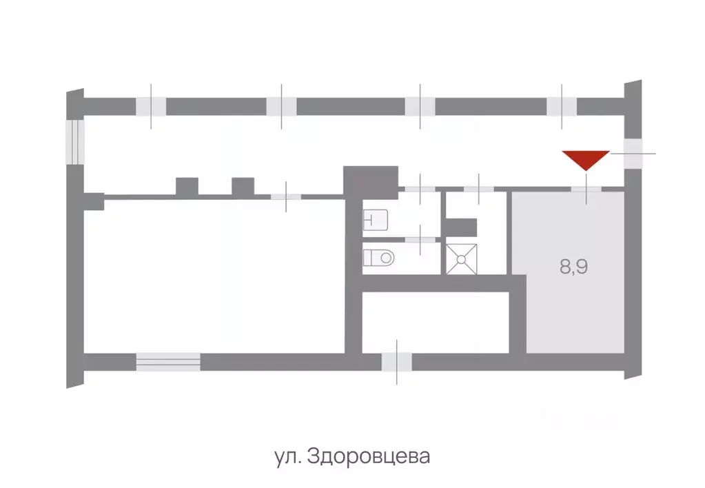 Офис в Санкт-Петербург ул. Здоровцева, 10 (9 м) - Фото 2