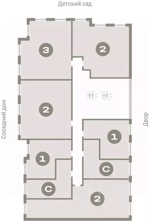 3-к кв. Свердловская область, Екатеринбург пер. Торфяной, 4 (76.9 м) - Фото 2