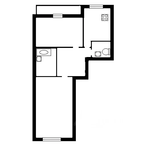 2-к кв. Санкт-Петербург ул. Русановская, 19к2 (57.0 м) - Фото 2