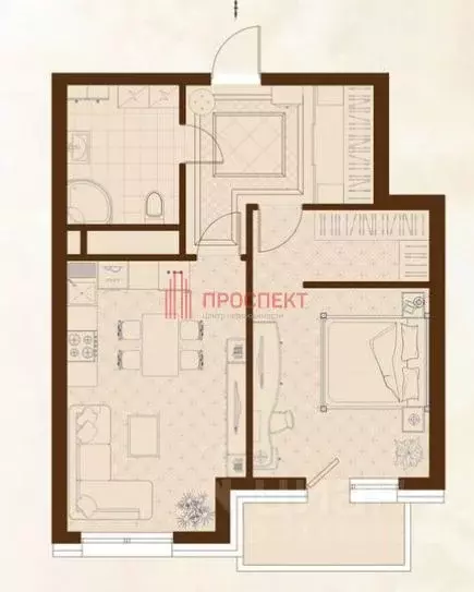 2-к кв. Пензенская область, Пенза ул. Набережная реки Мойки, 2Д (57.8 ... - Фото 2