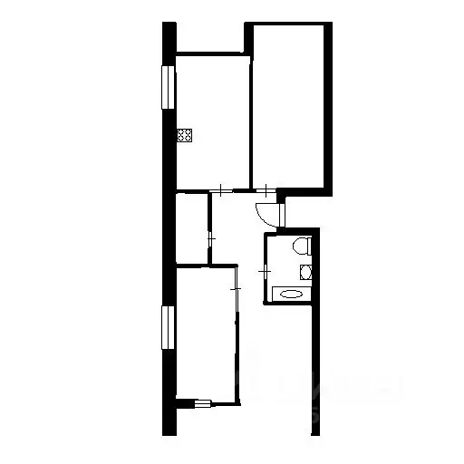 3-к кв. Санкт-Петербург бул. Головнина, 10 (80.0 м) - Фото 2