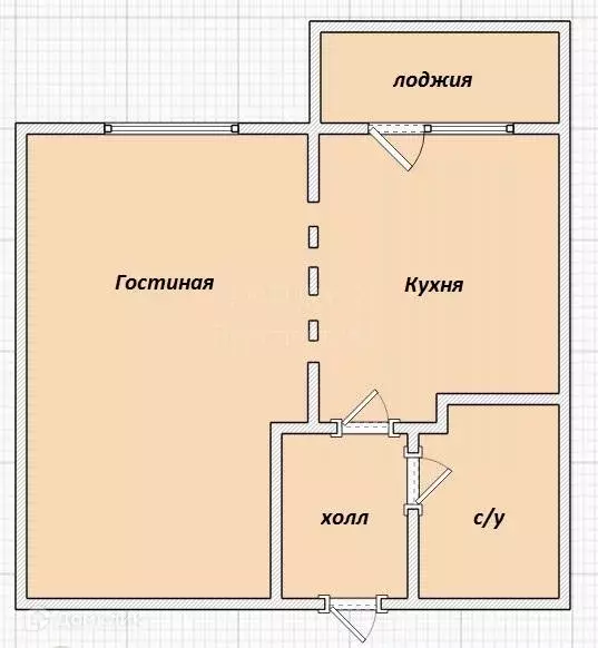 Продаётся квартира-студия, 37.5 м - Фото 1