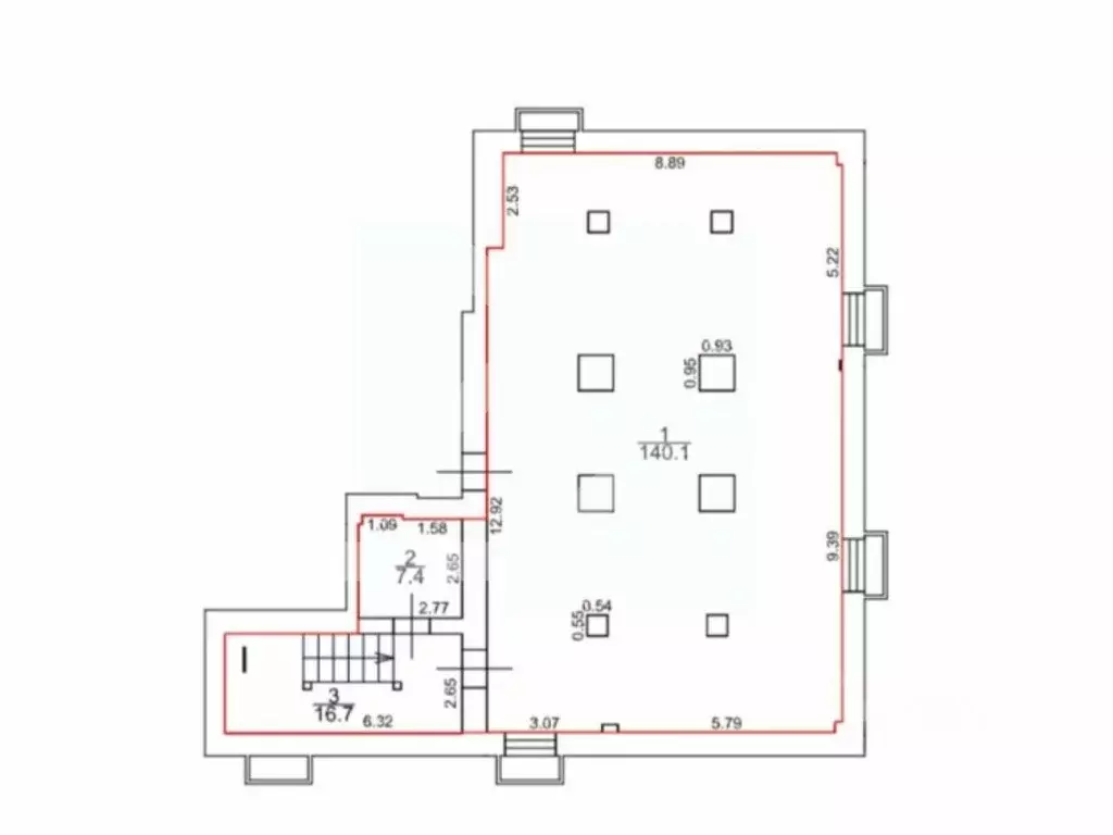 Торговая площадь в Москва Люблинская ул., 54/3 (170 м) - Фото 2