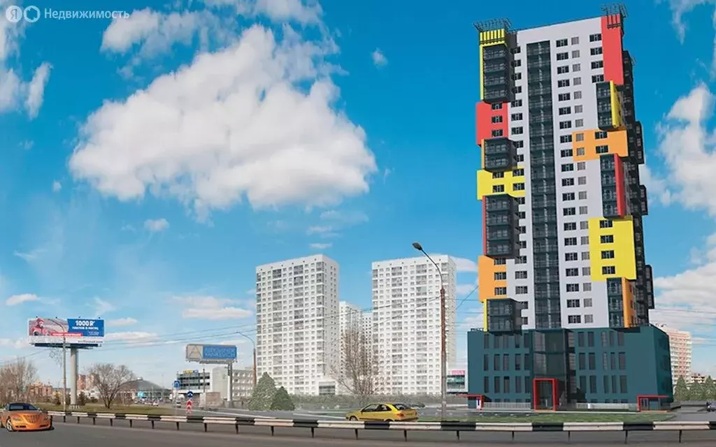 Квартира-студия: Красноярск, улица Шахтёров, 66 (41 м) - Фото 2