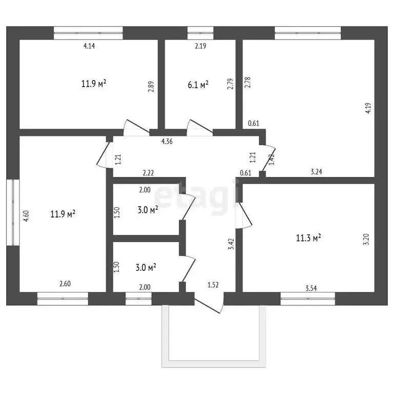 Дом в Урожайное, квартал Крымской Весны (80 м) - Фото 1