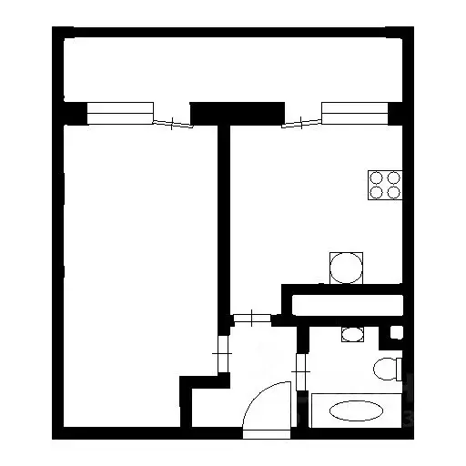 1-к кв. Санкт-Петербург Яхтенная ул., 34 (35.8 м) - Фото 1