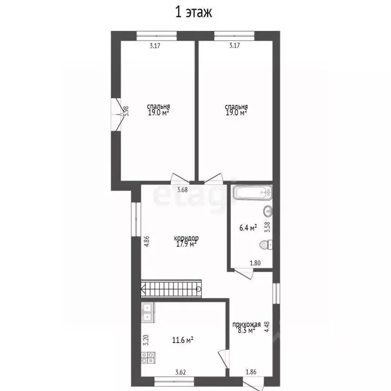 Дом в Калининградская область, Калининград ул. Михаила Зощенко, 13 ... - Фото 2