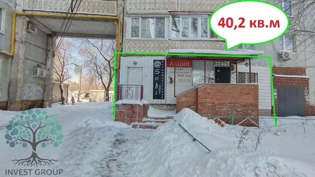 Торговая площадь в Самарская область, Самара Пензенская ул., 57 (40 м) - Фото 1