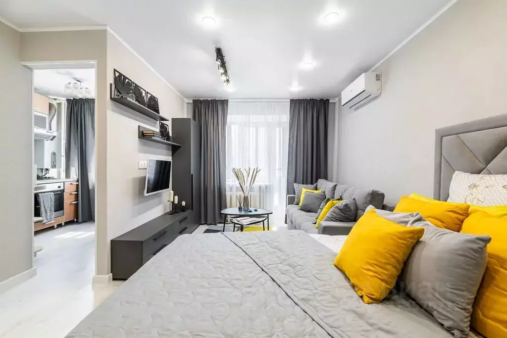 1-к кв. Татарстан, Казань ул. Карла Маркса, 25 (33.0 м) - Фото 1