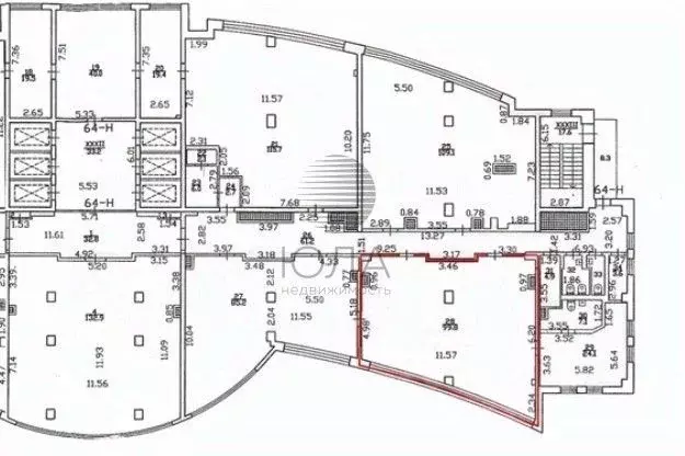 Офис в Санкт-Петербург 26-я Васильевского острова линия, 15Б (100 м) - Фото 1
