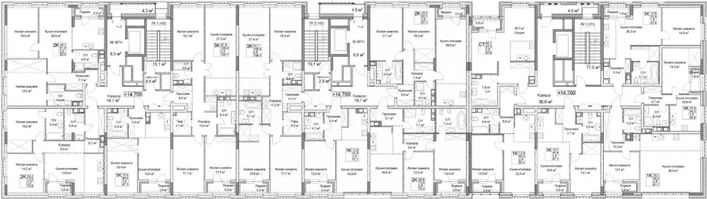 1-к кв. Нижегородская область, Нижний Новгород Ильинская ул. (52.8 м) - Фото 2