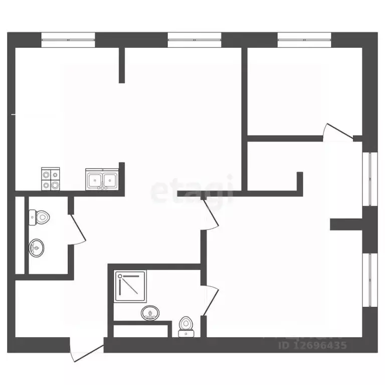 3-к кв. Москва Березовая аллея, 17к1 (69.4 м) - Фото 2