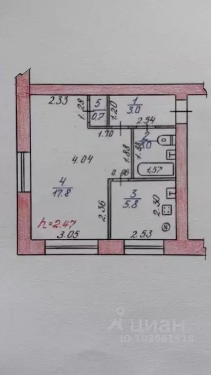 1-к кв. Калужская область, Белоусово г. Жуковский муниципальный округ, ... - Фото 2