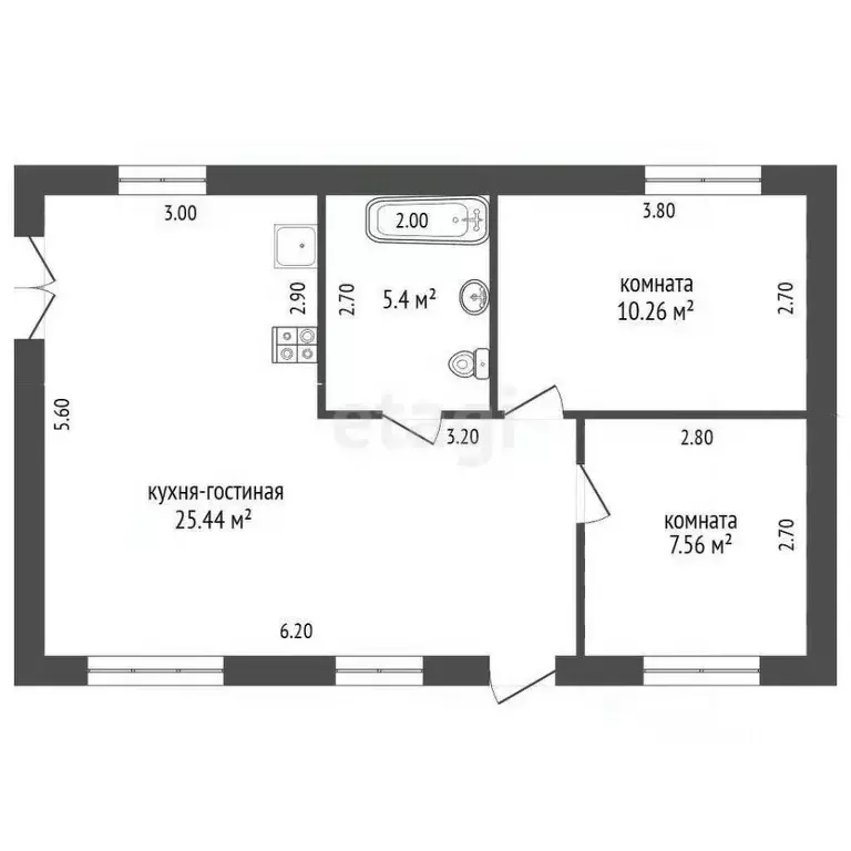Дом в Марий Эл, Йошкар-Ола городской округ, д. Шоя-Кузнецово ул. ... - Фото 2