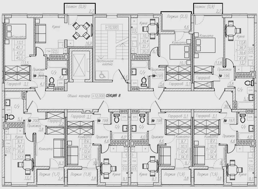 1-к кв. Калининградская область, Пионерский  (39.6 м) - Фото 2