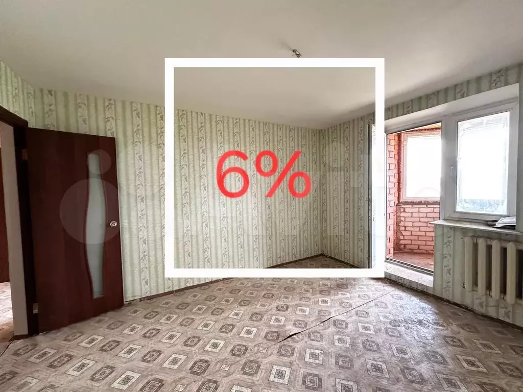 2-к. квартира, 60,5 м, 6/6 эт. - Фото 0