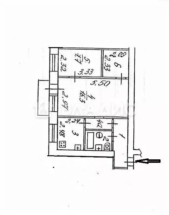 2-к кв. Владимирская область, Владимир ул. Горького, 91 (43.4 м) - Фото 2
