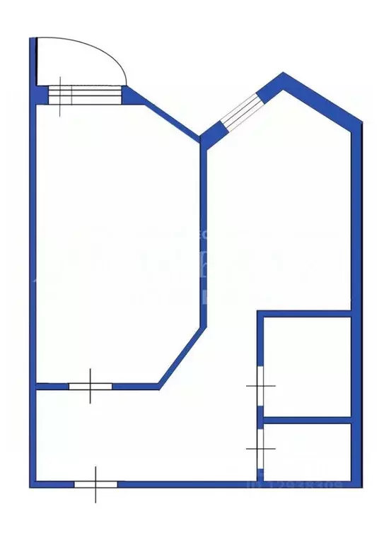 2-к кв. Кемеровская область, Кемерово ул. Серебряный Бор, 3а (46.0 м) - Фото 1