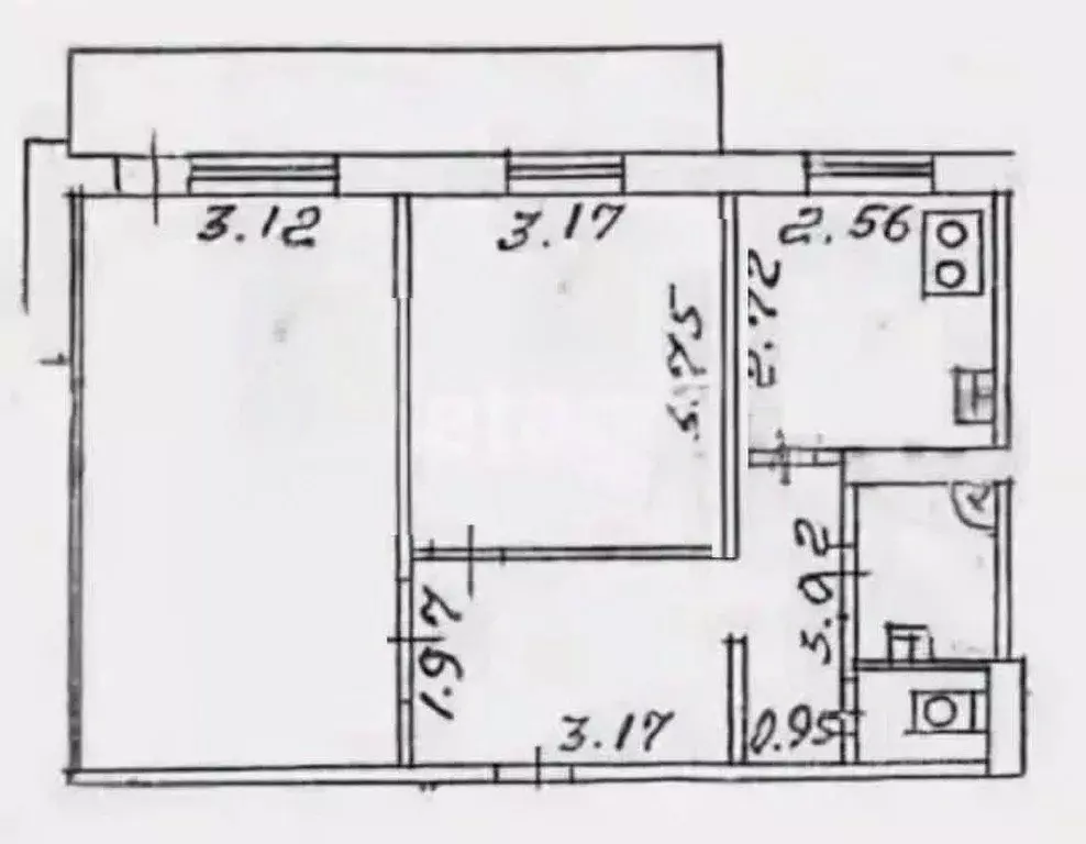 2-к кв. Липецкая область, Липецк Московская ул., 45 (57.4 м) - Фото 2