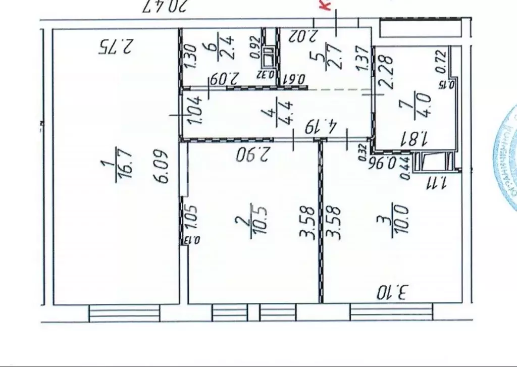 2-к кв. Московская область, Мытищи пер. 1-й Стрелковый, 5к1 (50.7 м) - Фото 2