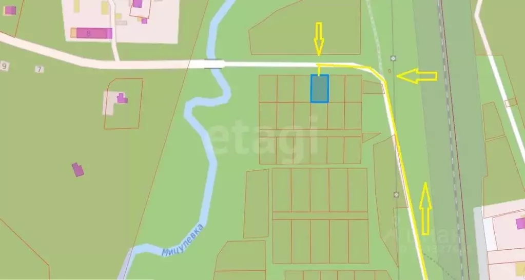 Участок в Сахалинская область, Анивский городской округ, с. Мицулевка  ... - Фото 2