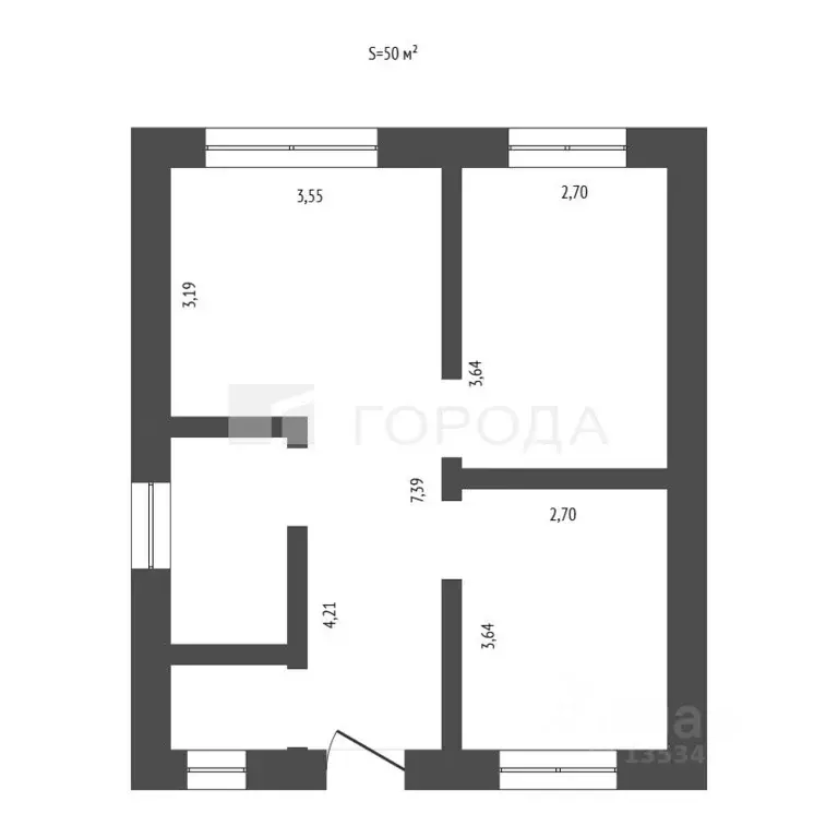 Дом в Алтайский край, Барнаул Власихинская ул., 59Г/225а (50 м) - Фото 2